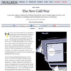 The Walrus Screenshot of The New Cold War article