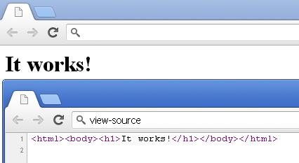 Figure 9: Blockpage and HTML source found on ISP Tri