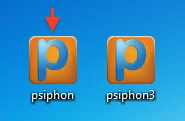 Malicious (left) and genuine (right) Psiphon 3 icons