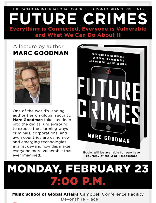 Marc Goodman on "Future Crimes."